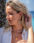 Be-Lovely | Grote Zeester Oorbellen met Prachtige Stenen