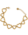 Hartjes schakelarmband