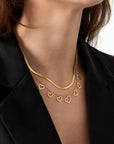 Chunky hart ketting