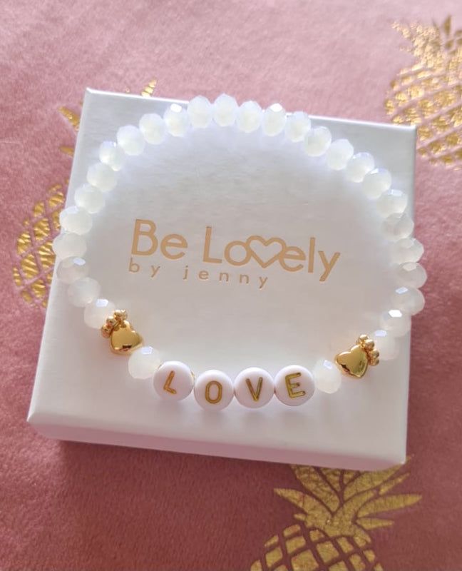 Be-Lovely | Schattige Naamarmband met Hartje - Perfect Persoonlijk Cadeau Idee!