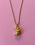 Ketting croissant - handgemaakt