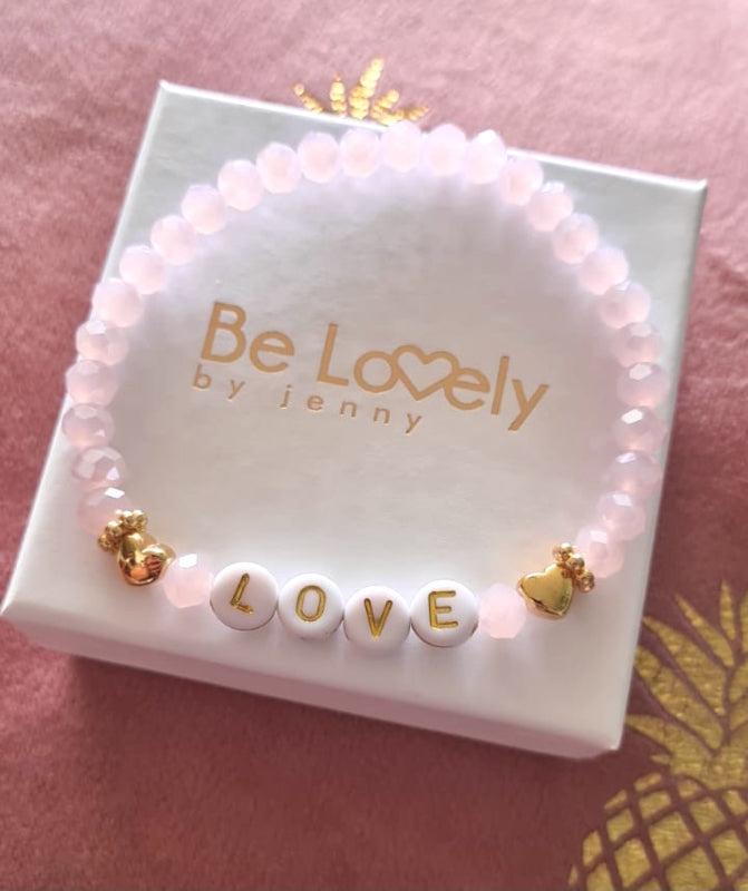 Be-Lovely | Schattige Naamarmband met Hartje - Perfect Persoonlijk Cadeau Idee!