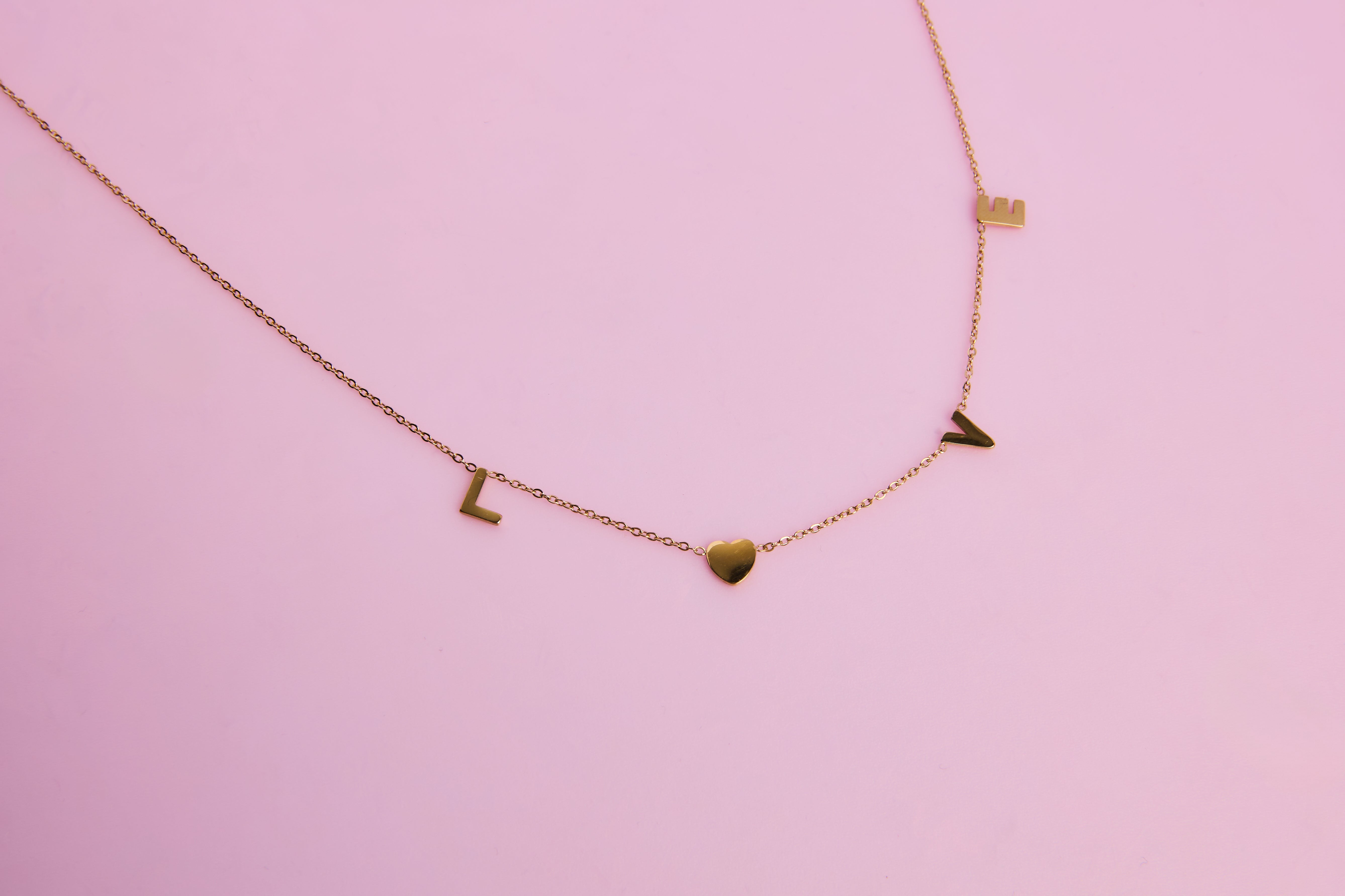 Be-Lovely | Prachtige Stainless Steel LOVE Ketting