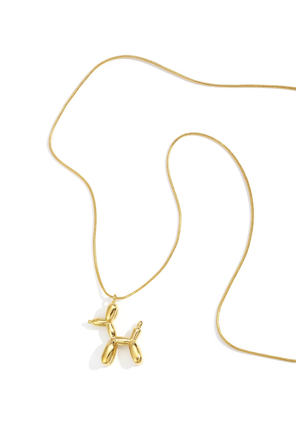 Lange ketting met ballonhondje