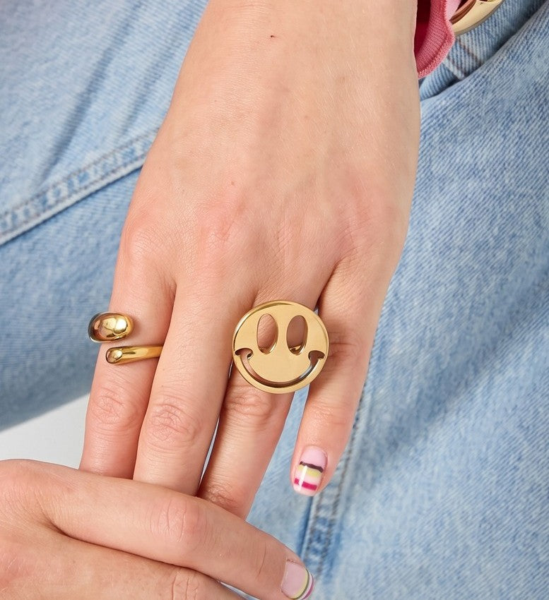 Ring met smiley