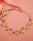 Hartjes schakelarmband